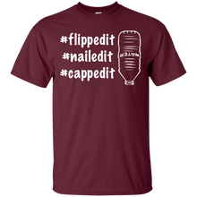 Funny Water Bottle Flipping Champion T-Shirt - Capped It T-Shirt