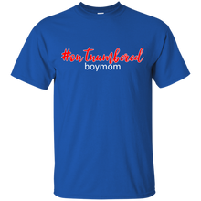 Boymom Outnumbered Gray Unisex Raglan - Apparel for Moms With Boys- Gift for Moms T-Shirt