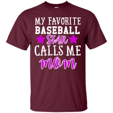 BASEBALL - DESIGN BASEBALL STAR CALLS ME MOM! T-Shirt