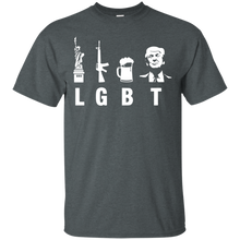 Liberty Guns Beer Trump Support - Funny Parody LGBT T-Shirt