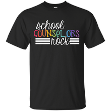 School Counselors Rock Colorful T-Shirt