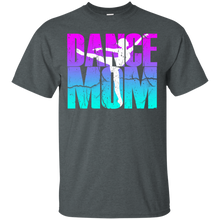 Dance Mom Shirt Daughter Dancing Dancer Vintage Purple Aqua T-Shirt