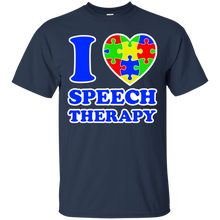 Autism awareness - I love Speech Therapy T-Shirt