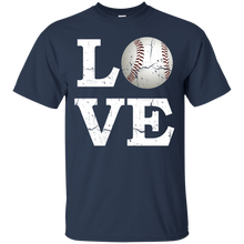 I Love Baseball Ball - Softball Gift for Mom Dad Fan T-Shirt