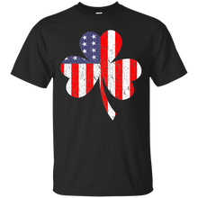 Irish American Flag Shamrock T-Shirt