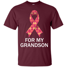 Autism FOR MY GRANDSON Tshirt for Autism Awareness Month T-Shirt