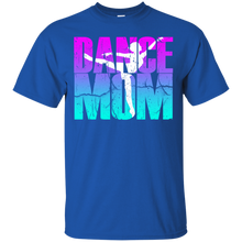 Dance Mom Shirt Daughter Dancing Dancer Vintage Purple Aqua T-Shirt