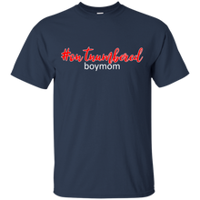 Boymom Outnumbered Gray Unisex Raglan - Apparel for Moms With Boys- Gift for Moms T-Shirt