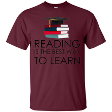reading is the best way to learn - reading book T-Shirt
