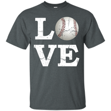 I Love Baseball Ball - Softball Gift for Mom Dad Fan T-Shirt