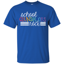 School Counselors Rock Colorful T-Shirt