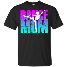 Dance Mom Shirt Daughter Dancing Dancer Vintage Purple Aqua T-Shirt