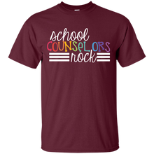 School Counselors Rock Colorful T-Shirt