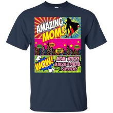 Mothers Day Gift Shirt Superhero Mom Comic Strip Amazing Mom T-Shirt
