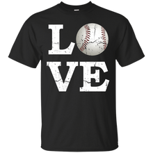 I Love Baseball Ball - Softball Gift for Mom Dad Fan T-Shirt