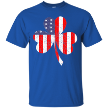 Irish American Flag Shamrock T-Shirt