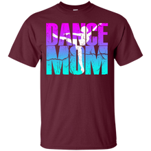 Dance Mom Shirt Daughter Dancing Dancer Vintage Purple Aqua T-Shirt