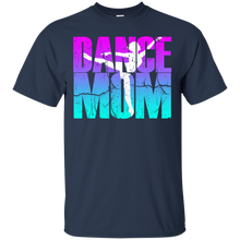 Dance Mom Shirt Daughter Dancing Dancer Vintage Purple Aqua T-Shirt