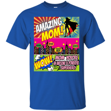 Mothers Day Gift Shirt Superhero Mom Comic Strip Amazing Mom T-Shirt