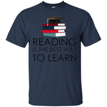 reading is the best way to learn - reading book T-Shirt