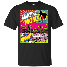 Mothers Day Gift Shirt Superhero Mom Comic Strip Amazing Mom T-Shirt