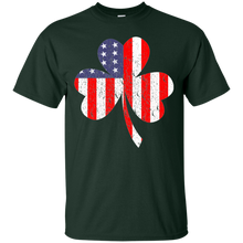 Irish American Flag Shamrock T-Shirt