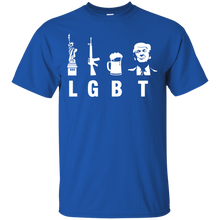 Liberty Guns Beer Trump Support - Funny Parody LGBT T-Shirt