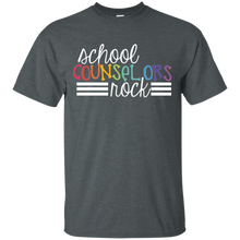 School Counselors Rock Colorful T-Shirt