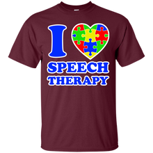 Autism awareness - I love Speech Therapy T-Shirt
