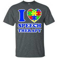 Autism awareness - I love Speech Therapy T-Shirt