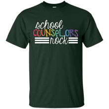 School Counselors Rock Colorful T-Shirt