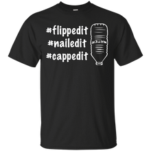Funny Water Bottle Flipping Champion T-Shirt - Capped It T-Shirt