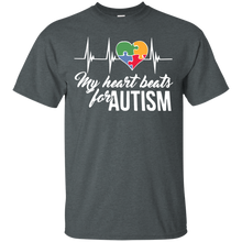 My heart beats for autism T-Shirt