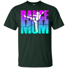 Dance Mom Shirt Daughter Dancing Dancer Vintage Purple Aqua T-Shirt