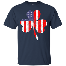 Irish American Flag Shamrock T-Shirt
