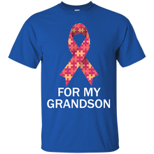 Autism FOR MY GRANDSON Tshirt for Autism Awareness Month T-Shirt