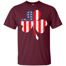 Irish American Flag Shamrock T-Shirt